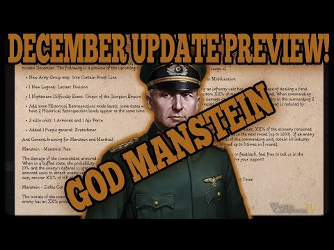 GOD MANSTEIN! December Update Preview World Conqueror 4