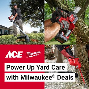 4.9K reactions · 201 shares | Keep a neatly trimmed landscape with online-only savings on Milwaukee® outdoor power equipment at Ace. | Ace Hardware | Facebook