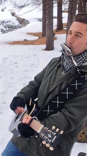 Harmonica in the snow ❄️