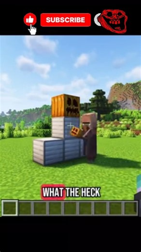 Minecraft Cinematics Villager vs Iron Golem 😨 #minecraft #cinematic #animation #gaming #shorts
