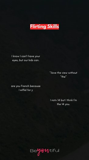 Flirting Skills #tips #advice #tipsforyou #tipsforlife #tipsforgirls #tipsforwoman #adviceforlife #lifeadvice #love #explorepage | Beyoutiful