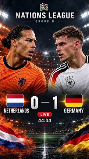 Netherlands vs Germany LIVE 0–1 | UEFA Nations League 2026/27 | September 24