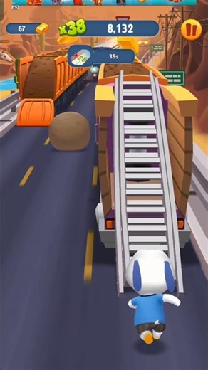 3 FUNNIEST FAIL CRASHES 😂| Talking Tom Gold Run#shorts