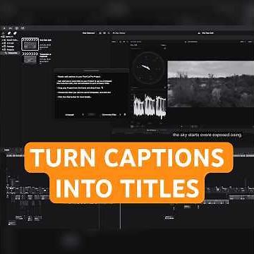 Final Cut Pro – Turning Captions into Titles with Caption Animator