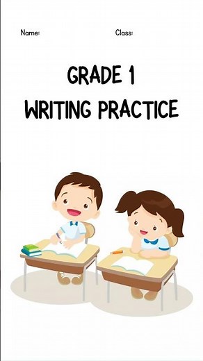 Grade 1 Writing Practice ✏️|Improve Handwriting & Writing Skills |English Worksheet for Kids #Shorts