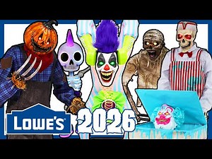 MORE Lowes Halloween 2026 ANIMATRONICS LEAKED! | Final Reveals?