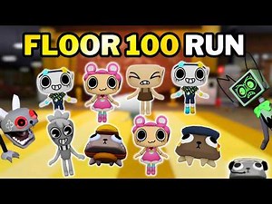 🥶FLOOR 100 RUN IN DANDYS WORLD (We actually did it this time)
