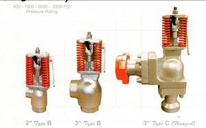 [Hot Item] Oteco Spring Type Reset Relief Valve 3'' Type B 5000psi for Mud Pump and Mud Manifold