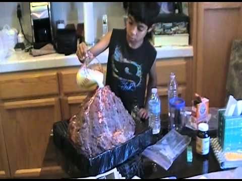 Amazing Erupting Volcano - 3rd Grade Science Project