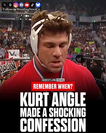 Kurt Angle's confession rocked the wrestling world. He was so brave to bare his soul to WWE fans and the world at the time. #WWE #prowrestling #kurtangle | Wrestling News