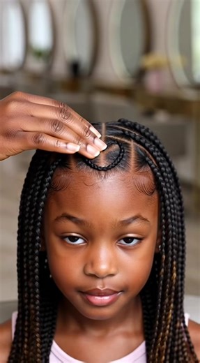 Satisfying and Clean Stitch Lines in Kids' Hairstyles