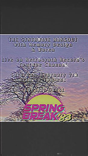 Synthwave Hangout w/ Memory Design & Woren - Next episode: Spring Break '83