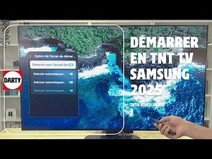 Samsung TV 2025: Start directly on DTT or on an HDMI source?