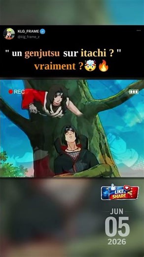 Pourquoi tenter un Genjutsu sur Itachi ?🤯|#naruto #anime #viral #shorts