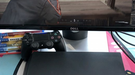 PS4主机连接玩重力体感演示六轴陀螺仪