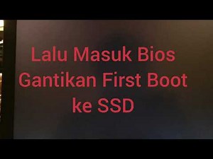 Cara Instal WIndows 10 Asus ROG GL553VD