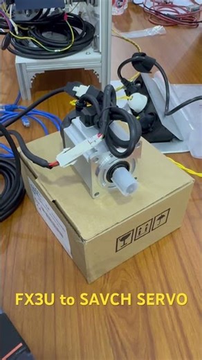 FX3U Mitsubishi control Savch Servo SDV3 Positioning Mode #savch #servo