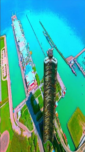 Chicago, Illinois, USA by Drone - 4K Video Ultra HD [HDR]