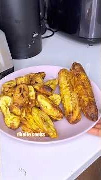FRIED PLANTAINS... NO OIL