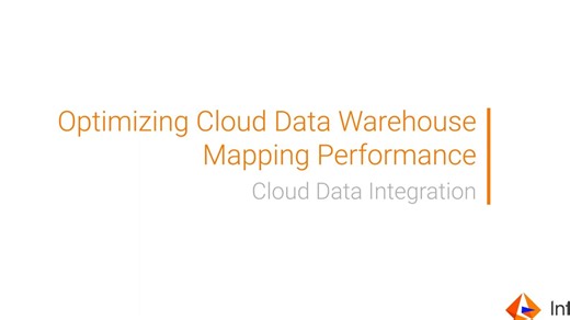 优化数据集成中云数据仓库映射的性能