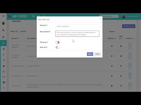 Home Inspector Pro Office - Setting Up Inspection Services