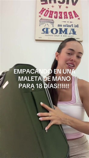 Empacar una maleta de mano para 18 días: guía práctica