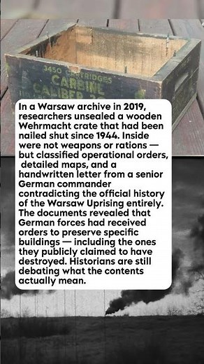 They Opened a WWII Crate Sealed for 80 Years — The Orders Inside Changed Everything
