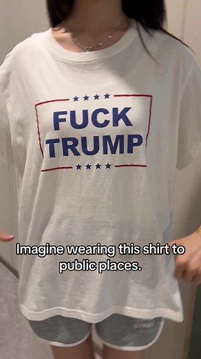 Imagine wearing this shirt to public places.#tshirt #ootdfashion #outfitideas #oversizedshirt #clothes #fashion #outfit #style #tiktok #oversized #summer #videos #tiktokshop #fyp #trump