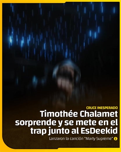 Radio Boing | 🎤 Timothée Chalamet dio un giro inesperado y se sumó al mundo del rap en una colaboración con el artista británico EsDeekid. El tema se... | Instagram