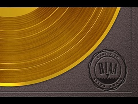 Photoshop tutorial: How to make a gold record and plaque