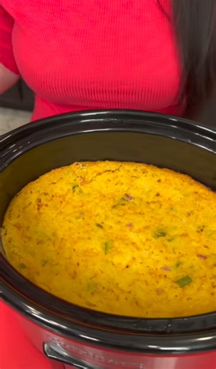 This crockpot cornbread recipe is surprisingly good