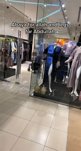 Abaya for Allah and Legs for Abdullah