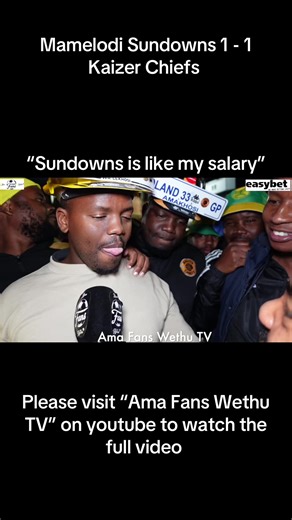 Please visit “Ama Fans Wethu TV” on youtube to watch the full video #sportsontiktok #fyp #amafanswethutv #mamelodisundowns #kaizerchiefs