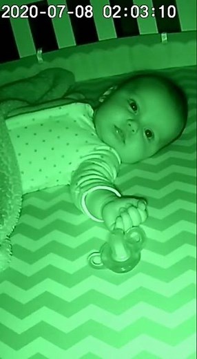 old baby cam clip… pacifier moved on its own?? (2020)
