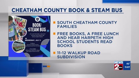 Cheatham County book bus hits the road