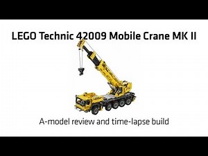 Lego Technic 42009 Mobile Crane MK II A-model Build & Review