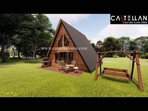 Casa/cabana din lemn tip A