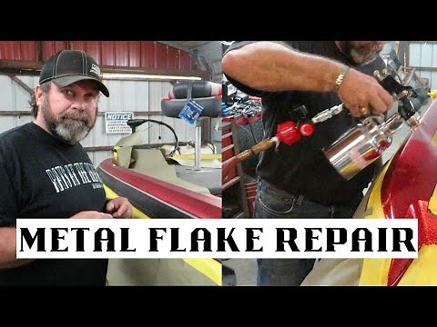 Repairing Metal Flake Finish On A Bass Boat