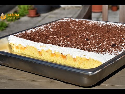 Jednostavan ljetni kolač sa breskvama Easy Summer Peach Cake - Sašina kuhinja