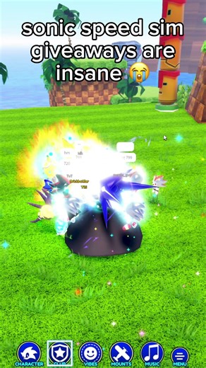 sonic speed sim giveaways 😭 (2/5/26) #shorts #fyp #roblox #mm2