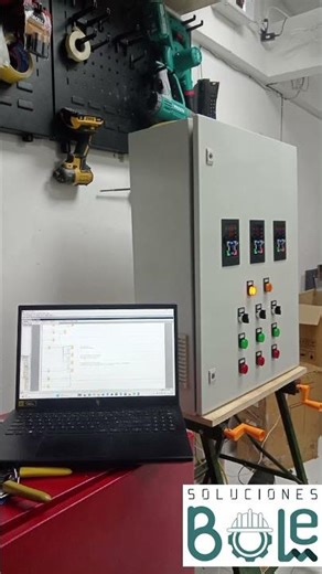Constant Pressure Control Panel, 3 pumps and 3 VFDs. #bolesolutions #engineering #automation #plc