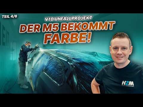 BMW E61 M5 Unfall-Projekt Teil 4/6: Lackierarbeiten & Lenkgetriebe! Zu Besuch bei HEIT & ATT OVERATH