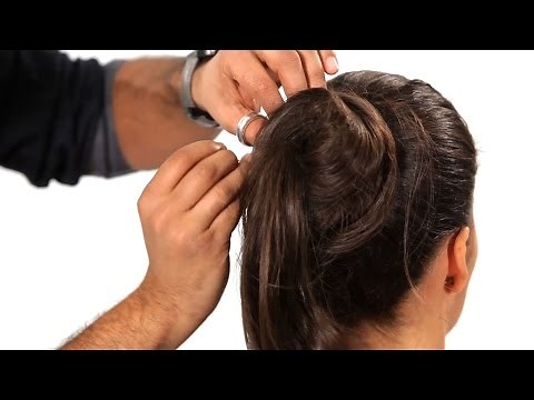 How to Do a Ponytail into a Top Knot | Salon Hair Tutorial