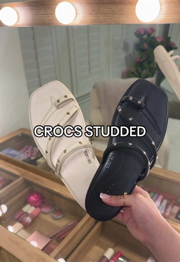 Stylish Crocs Miami Studded Toe Loop Sandals