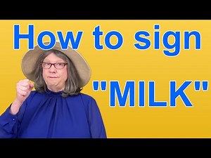How To Sign MILK — ASL Word Of The Day — Word 182
