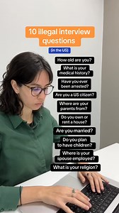 13K views · 19 reactions | Did you know there are illegal interview...