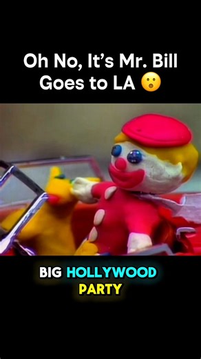 Ohh Noo! It’s Mr. Bill from SNL In LA. Mr. Bill tries his luck at Hollywood but falters at hand at Sluggo and Mr. hands. Poor Mr. Bill. What an SNL classic. #SNL #mrbill #comedy #comedians #1970s #1980s #funny #throwback #vintage #lovegilda | Love Gilda
