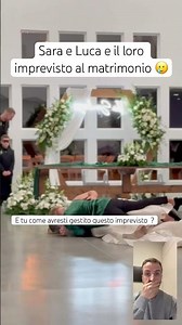 Sara and Luca and the unexpected twist at their wedding 🫠