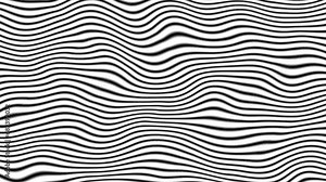 Seamless abstract psychedelic wavy background for loop playback. 4k video. Bright psychedelic colors.