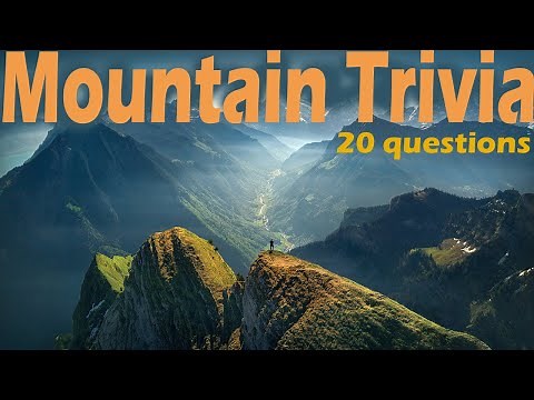 MOUNTAIN trivia quiz -20 Questions/Mountains around the world (and out of it) {ROAD TRIpVIA- ep:376]